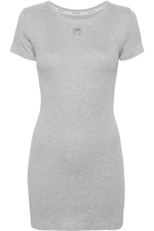 Marine Serre Organic-cotton T-shirt dress