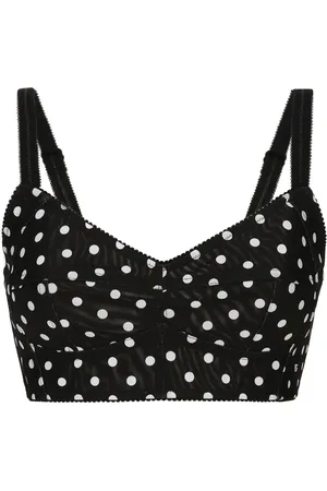 Dolce & Gabbana Polka-dot corset top