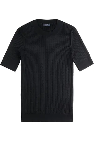 FAY Cable-knit T-shirt