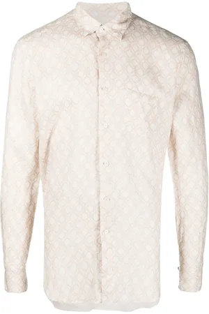 PENINSULA SWIMWEAR Geometric-print long-sleeve shirt