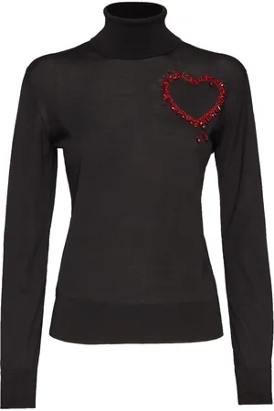 Dsquared2 Heart-motif high-neck jumper