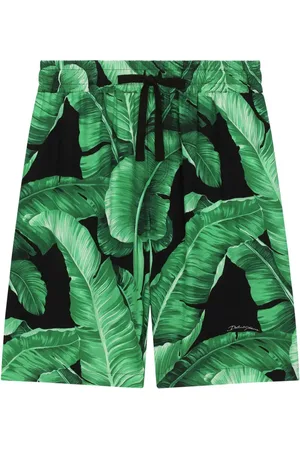 Dolce & Gabbana Banana leaf-print Bermuda shorts