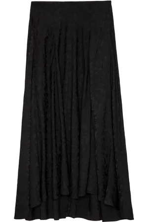 Zadig & Voltaire Jeanne leopard silk skirt