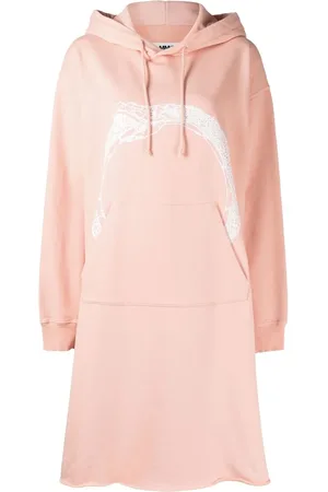 Maison Margiela Snake-print hooded dress