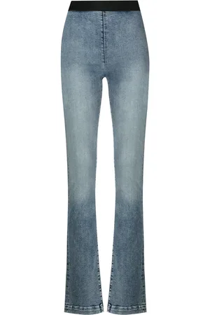 RTA Lais slim-leg denim trousers