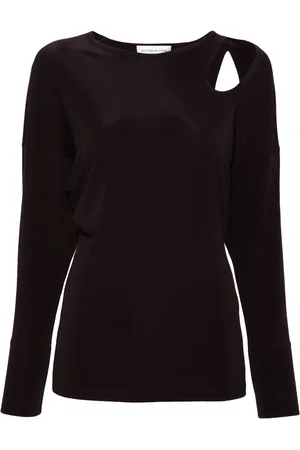 Victoria Beckham Cut-out jersey top