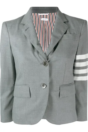 Thom Browne 4-Bar plain weave suiting jacket