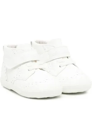 Miki House Touch-strap lace-up sneakers