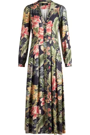 Etro Floral-printed twill shirt dress