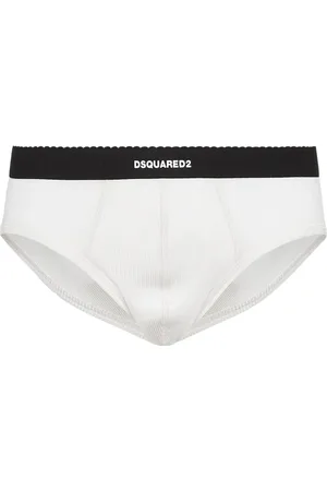 Dsquared2 Logo-waistband ribbed briefs