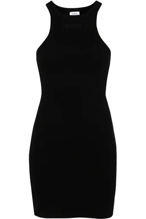 Vetements Racerback ribbed-knit minidress
