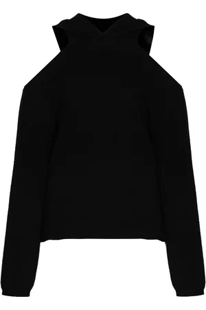 RTA Juno cutout-shoulders hoodie