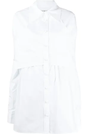 KIMHEKIM Rear-tie cotton shirt dress