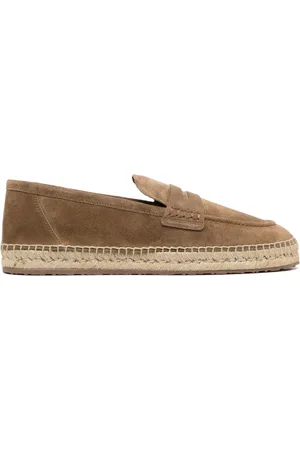 Gianvito Rossi Round-toe suede espadrilles