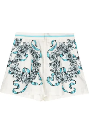 Cynthia Rowley Floral-print silk shorts