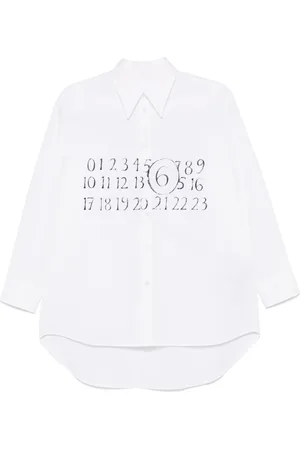 Maison Margiela Numbers-motif shirt