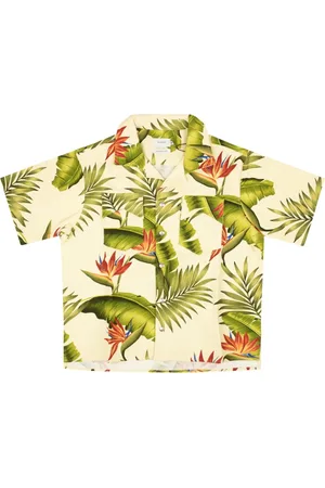 Rhude Snap Hawaiian Shirt "Blue"