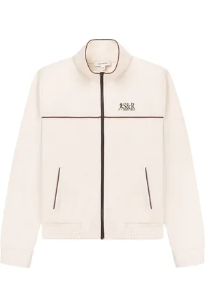 Sporty & Rich Action logo-print track jacket