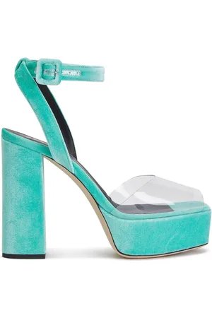 Giuseppe Zanotti 120mm velvet platform sandals