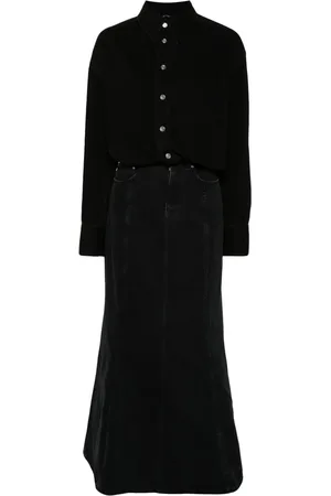 haikure Jos denim maxi dress