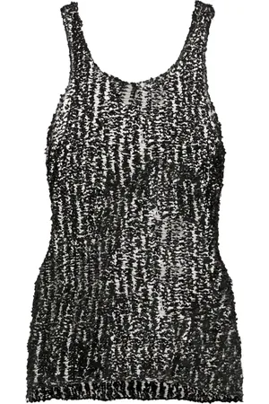 Maison Margiela Sheer open tank top