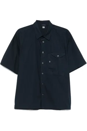 C.P. Company Logo-embroidered shirt