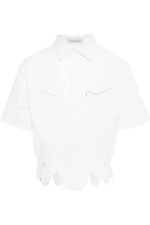 JUNTAE KIM Scalloped corset shirt