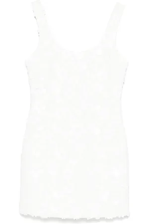 Michael Kors Floral-sequin scuba mini dress