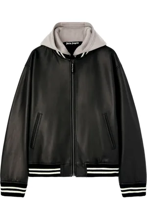 Palm Angels Curved-logo bomber jacket