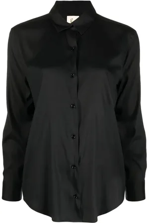 Paula Long-sleeve silk shirt