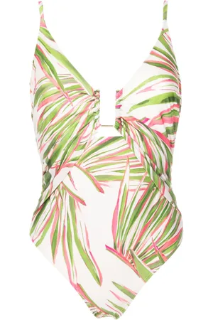 Lenny Niemeyer Foliage leaf-print swimsuit
