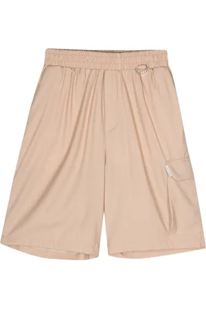 Family First Striped twill shorts