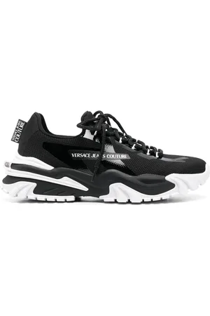 VERSACE Logo-print low-top sneakers