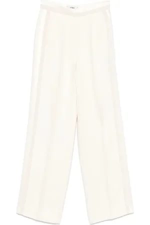 Fendi Panelled wide-leg trousers
