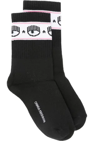 Chiara Ferragni Eye Star ribbed-ankle socks