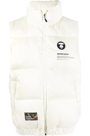 A Bathing Ape Logo-patch padded gilet