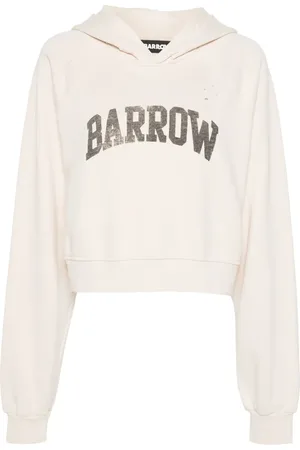 BARROW Logo-print cotton hoodie