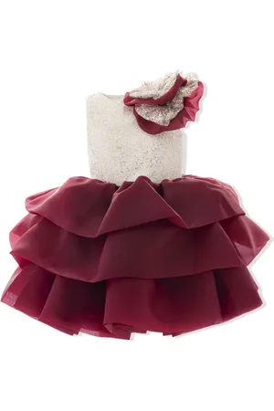 Tulleen Ladera tiered ruffle dress