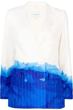 Stain Shade Tie-dye wool blazer