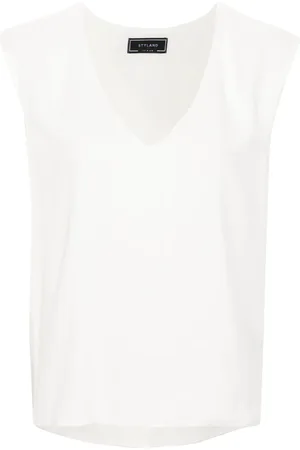 Styland Sleeveless crepe blouse