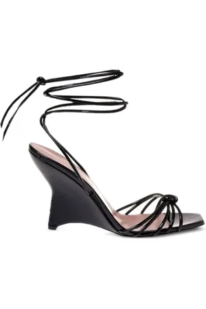Serafini Patent sandals