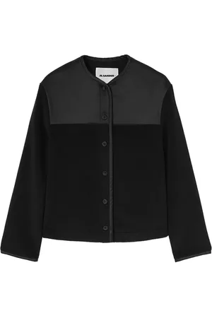 Jil Sander Panelled fleece jacket