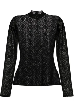 Marine Serre Moon Diamant mesh top