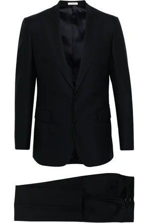 Fursac Single-breasted faille wool tuxedo