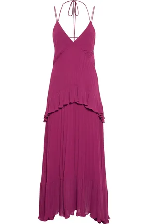 Twin-Set Pleated georgette dress