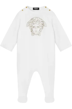 VERSACE Medusa-studded sleepsuit