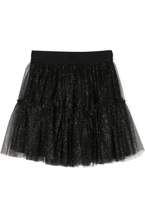 Msgm Glitter tulle skirt
