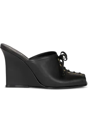 Etro Lace-up leather mules