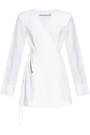 Alexander Wang Slit-detailing wrap dress