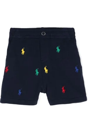 Ralph Lauren Polo Pony-embroidered cotton shorts